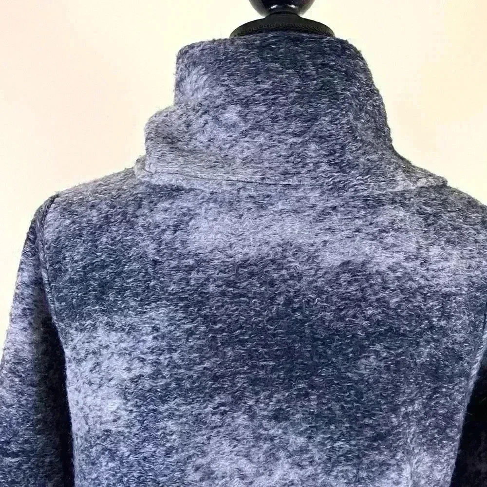 Nanette Lepore Sustainable Gray Ombre Wool Mohair Swing Jacket Coat Size S - Picture 12 of 16